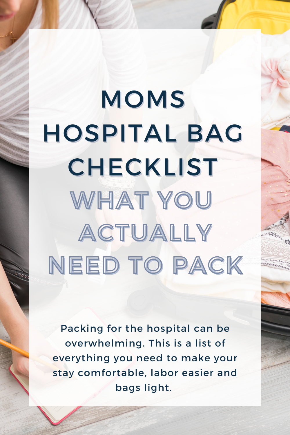 Moms Hospital Bag – The Ultimate Hospital Bag Checklist – The Informed ...